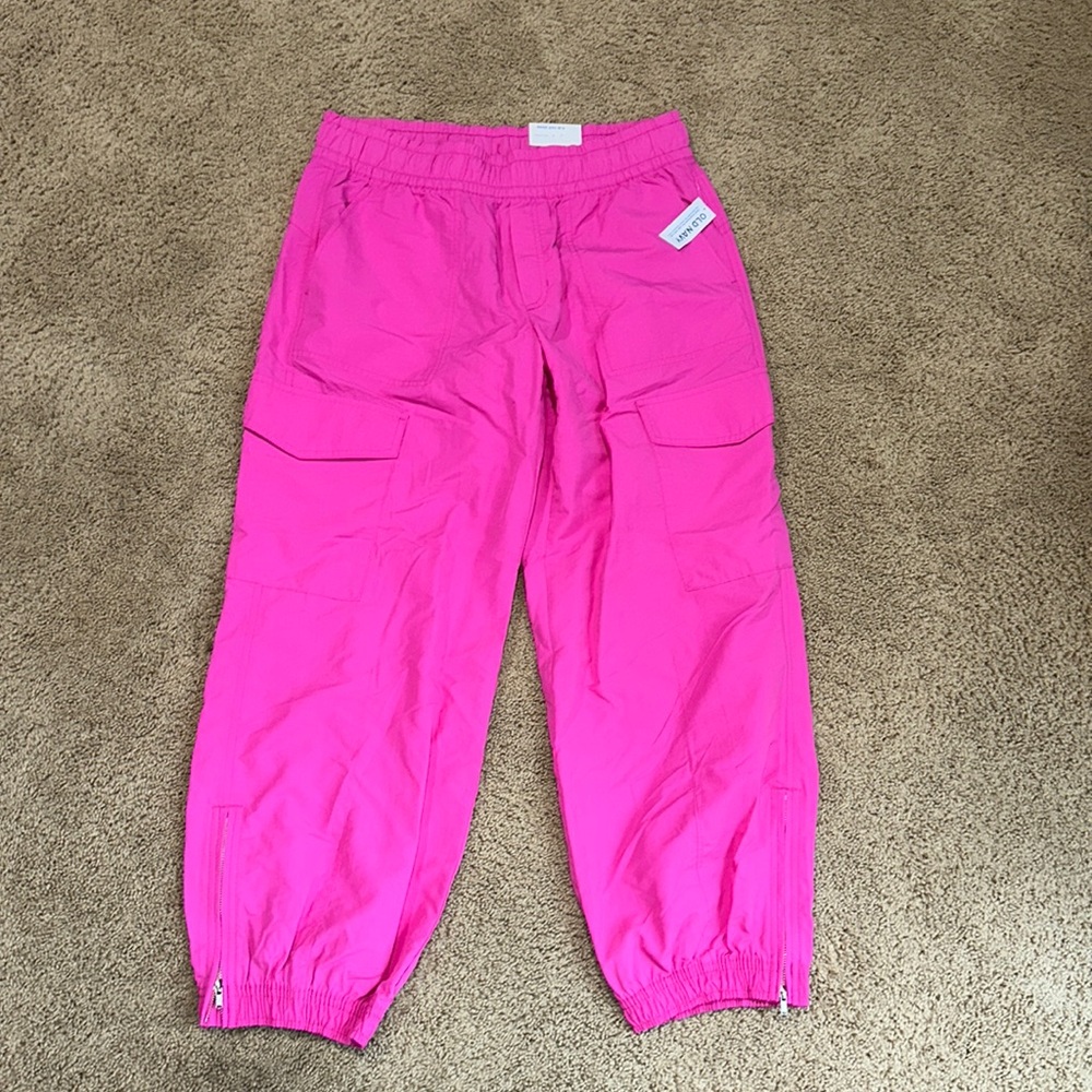 Petite pink old navy cargo pants